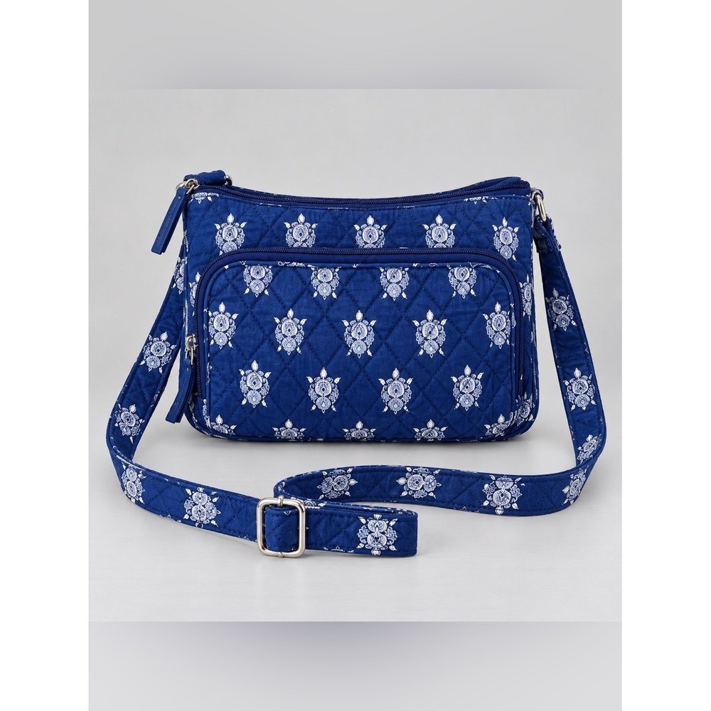 Vera Bradley Sea Turtles Little Hipster Crossbody Bag Purse Coastal